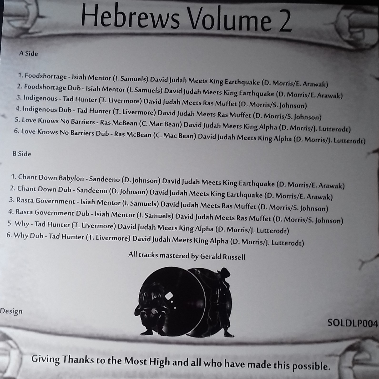 LP HEBREWS VOLUME 2