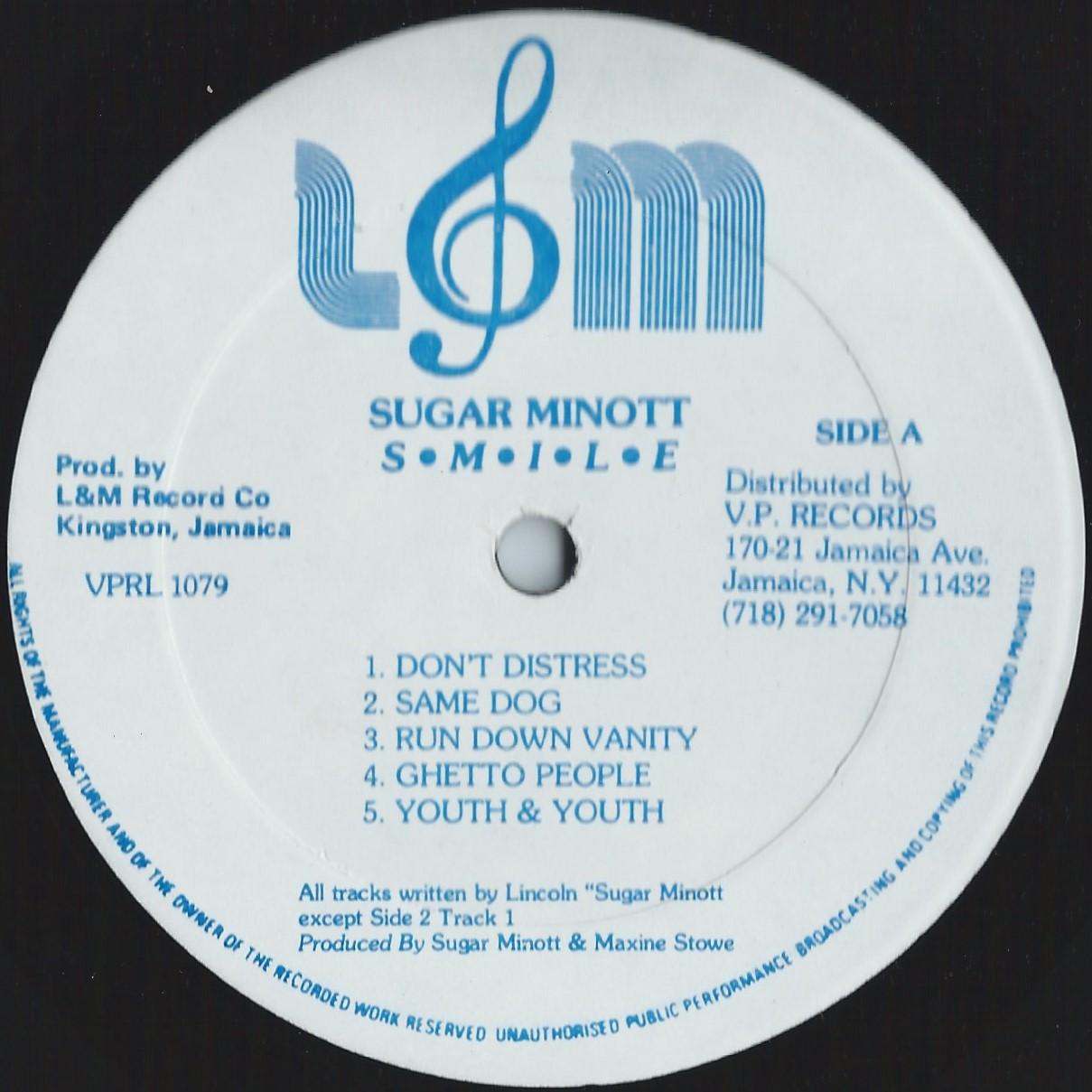 LP SUGAR MINOTT - SMILE