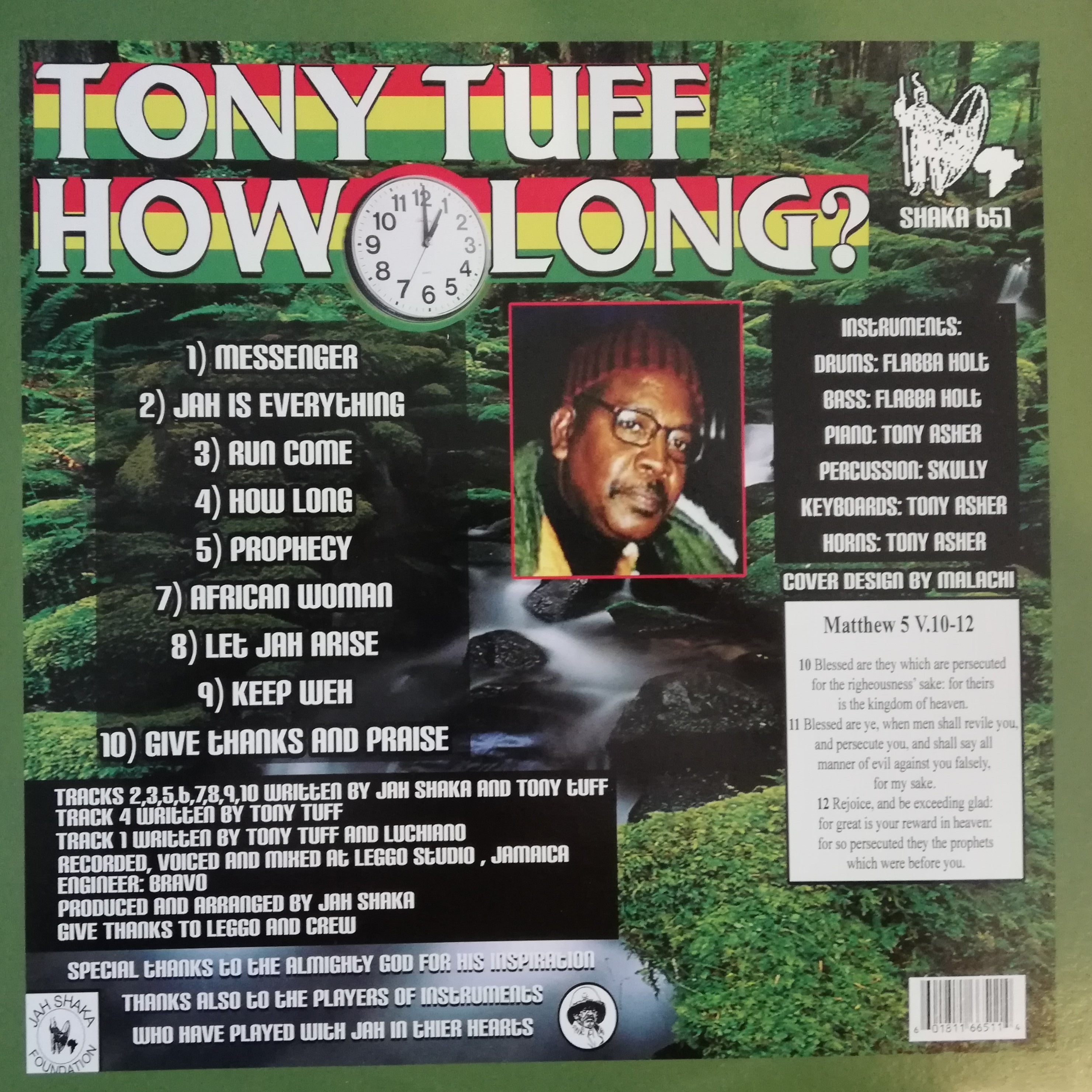 LP TONY TUFF - HOW LONG