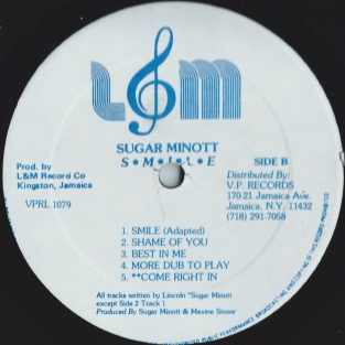 LP SUGAR MINOTT - SMILE