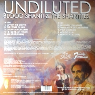 LP BLOOD SHANTI & THE SHANTITES - UNDILUTED