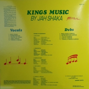 LP JAH SHAKA - KINGS MUSIC