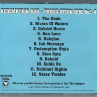 CD REDEMPTION DUB - TRIBULATION DUB VOL. 4