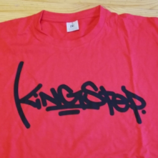 T-SHIRT KINGSTEP LARGE RED